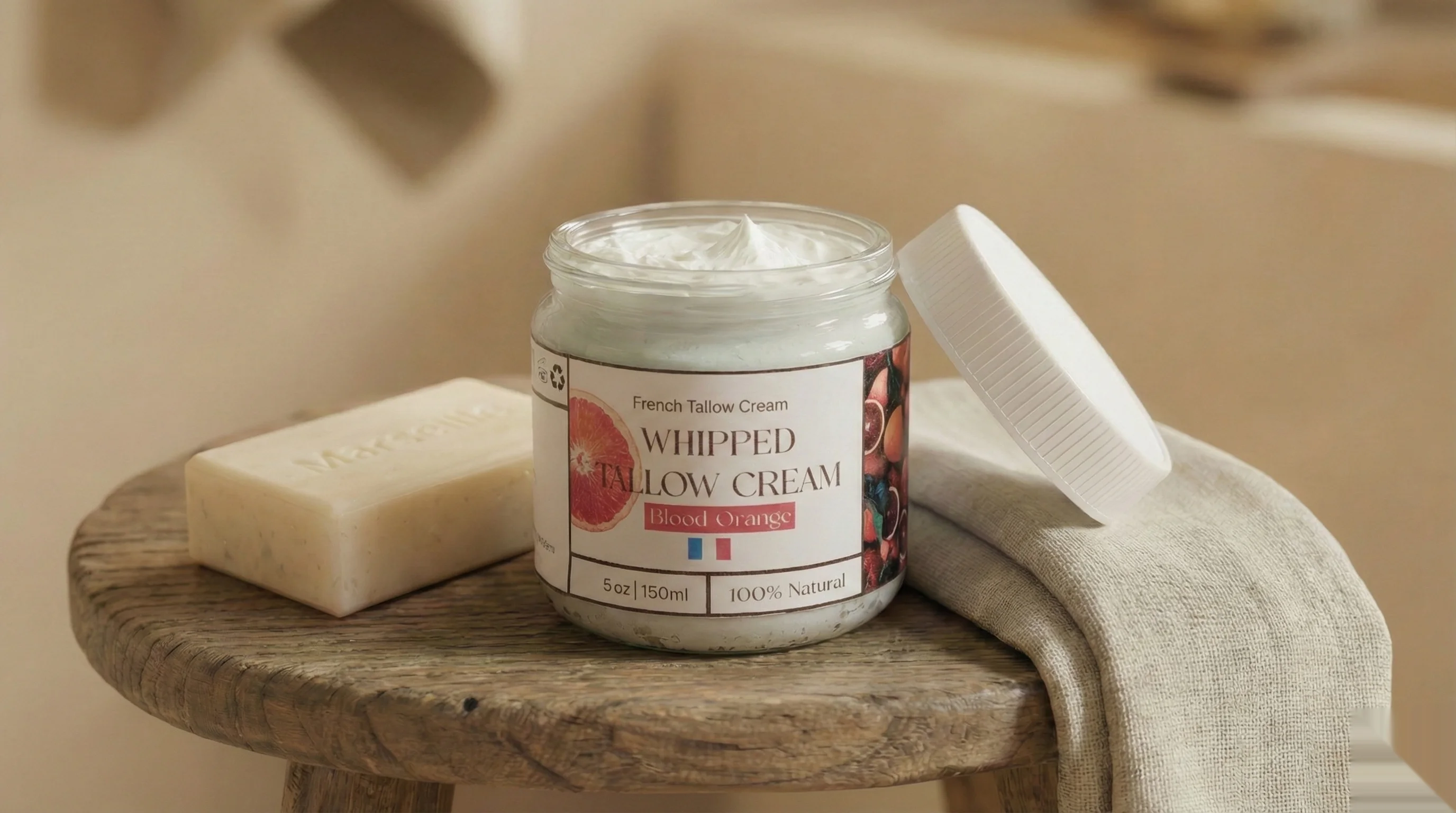 Blood Orange whipped tallow balm