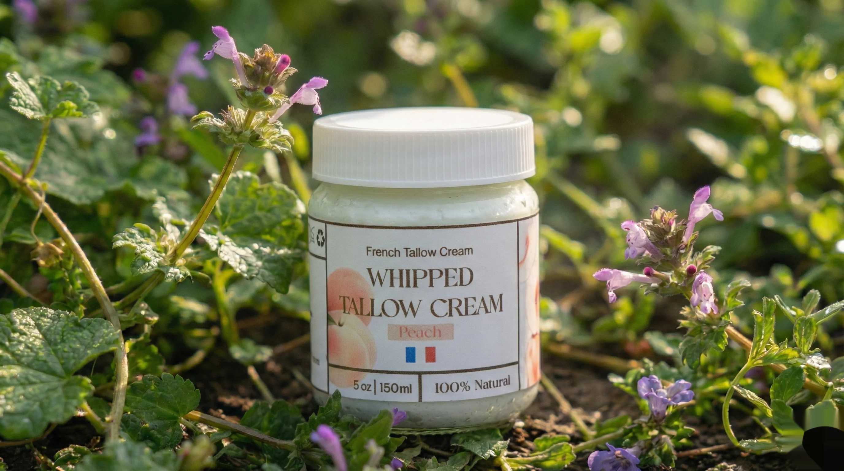 Peach whipped tallow balm