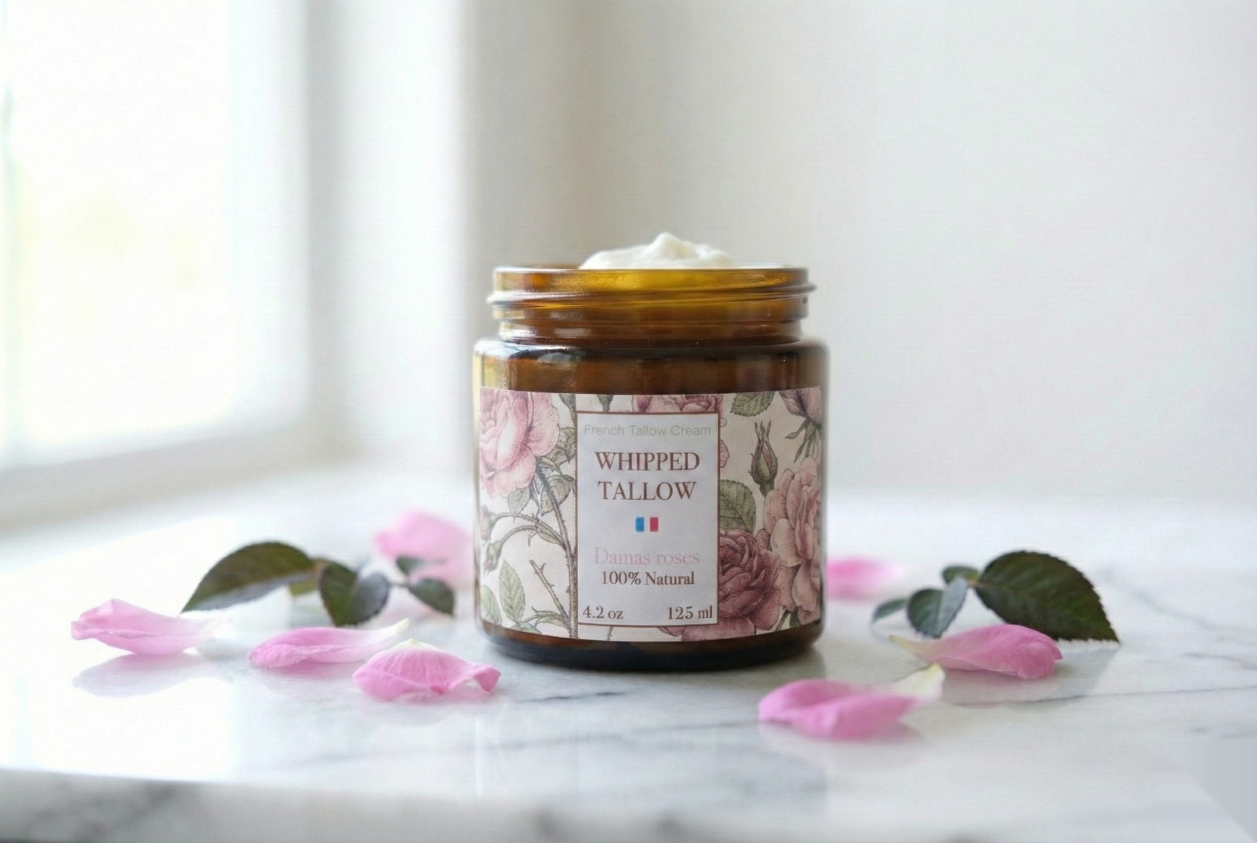 Baume Suif Rose de Damas - Pot Ambré