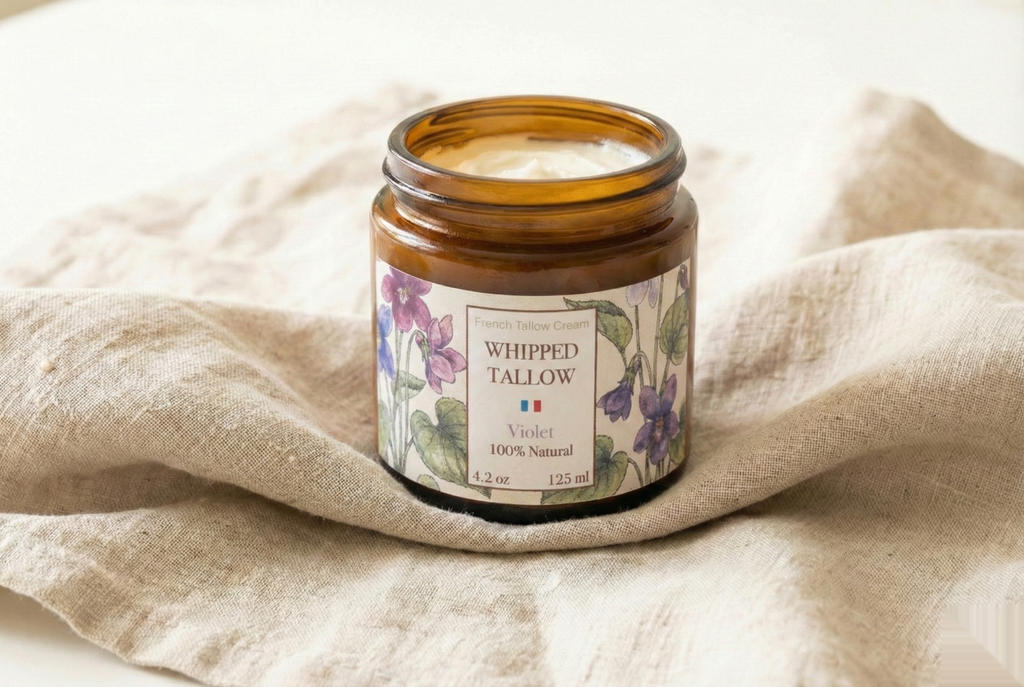 Tallow Balm Violet - Amber Jar