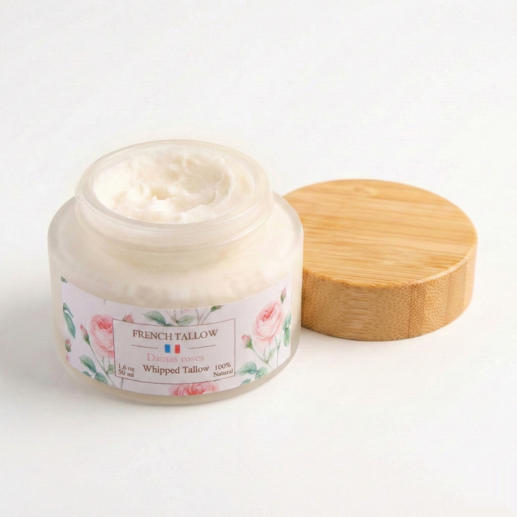 Baume Suif Rose de Damas - Pot Bambou