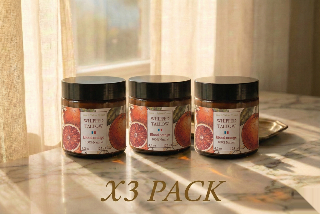 Baume Suif Orange Sanguine - Pot Ambré