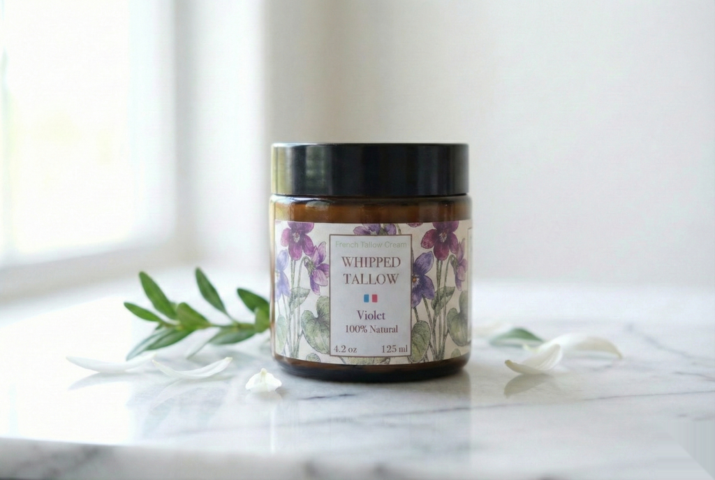 Tallow Balm Violet - Amber Jar