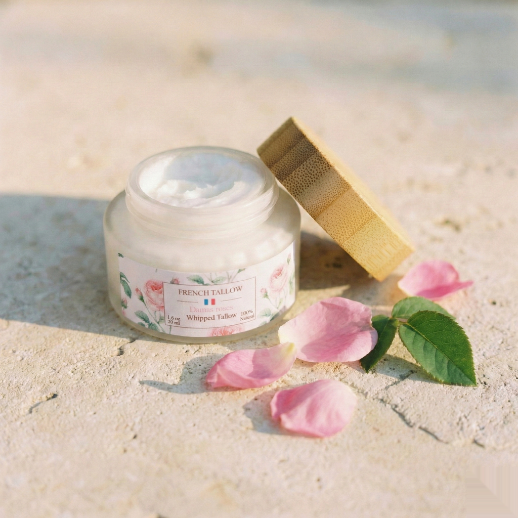 Baume Suif Rose de Damas - Pot Bambou
