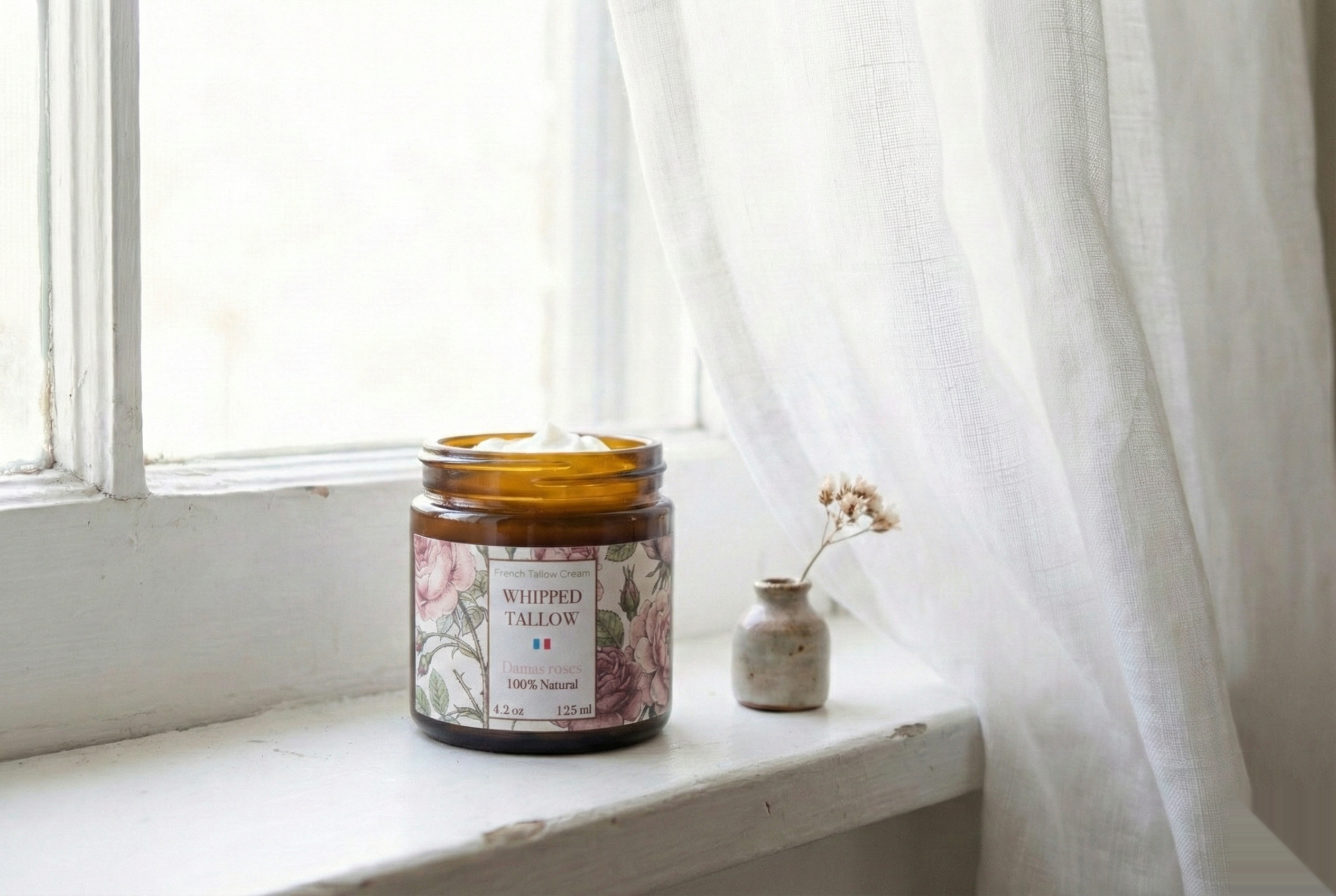 Baume Suif Rose de Damas - Pot Ambré