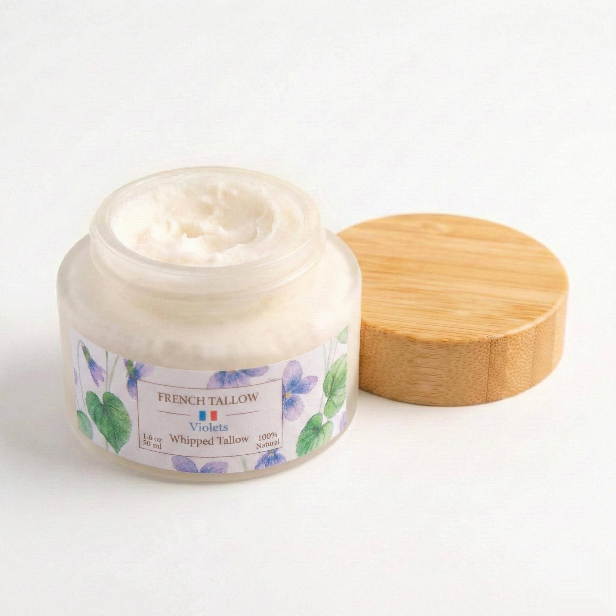 Tallow Balm Violet - Bamboo Jar