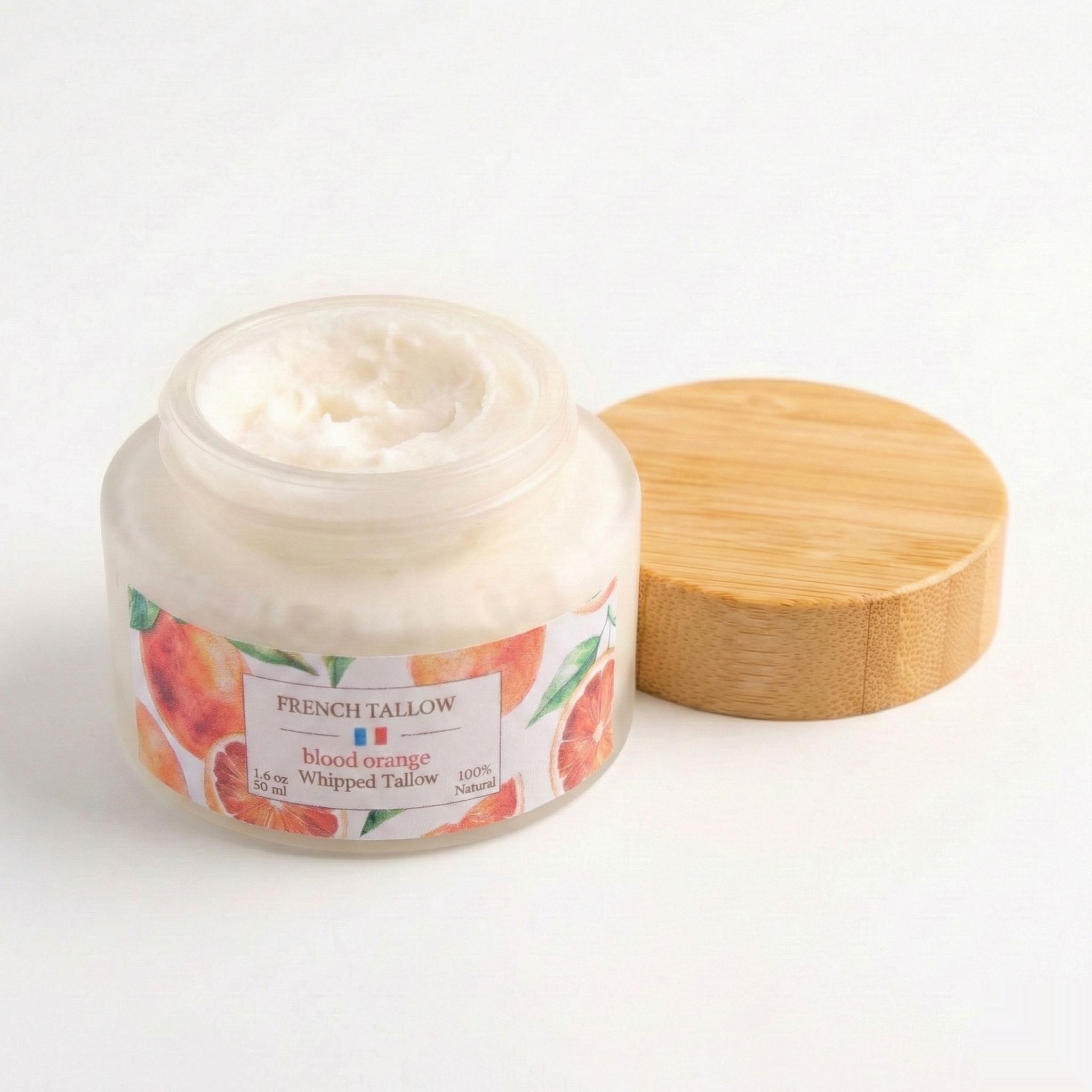 Baume Suif Orange Sanguine - Pot Bambou