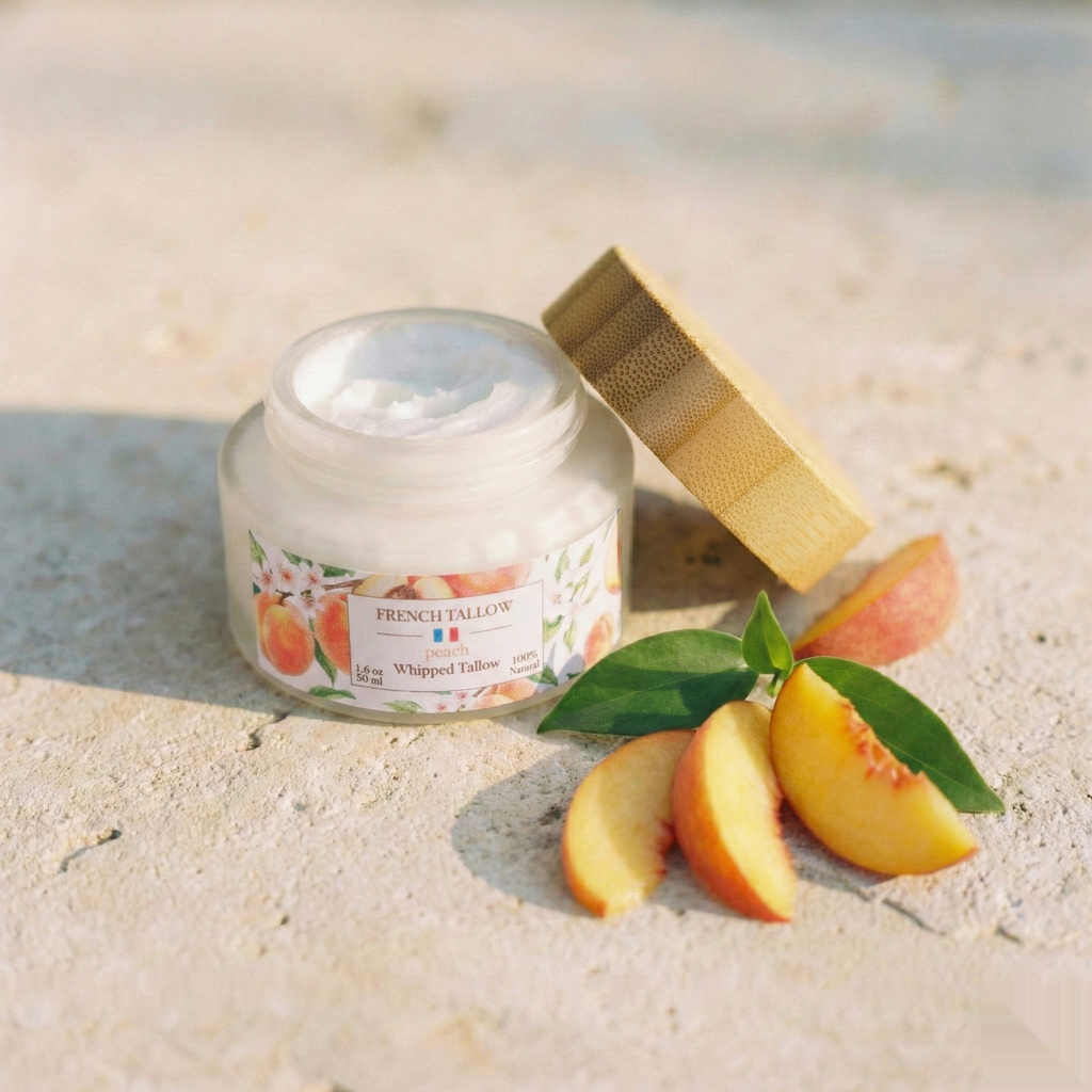 Baume Suif Pêche - Pot Bambou
