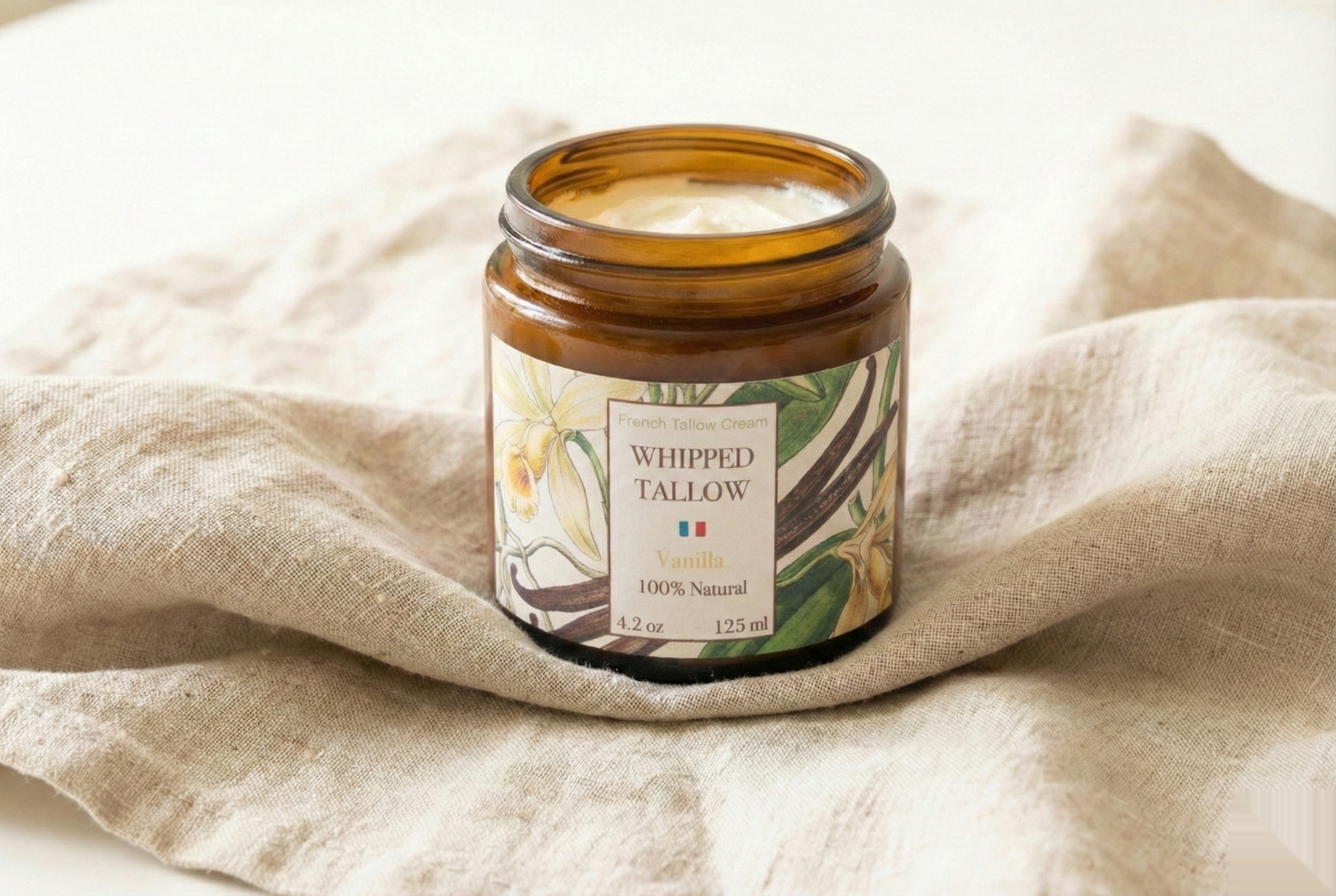 Baume Suif Vanille - Pot Ambré