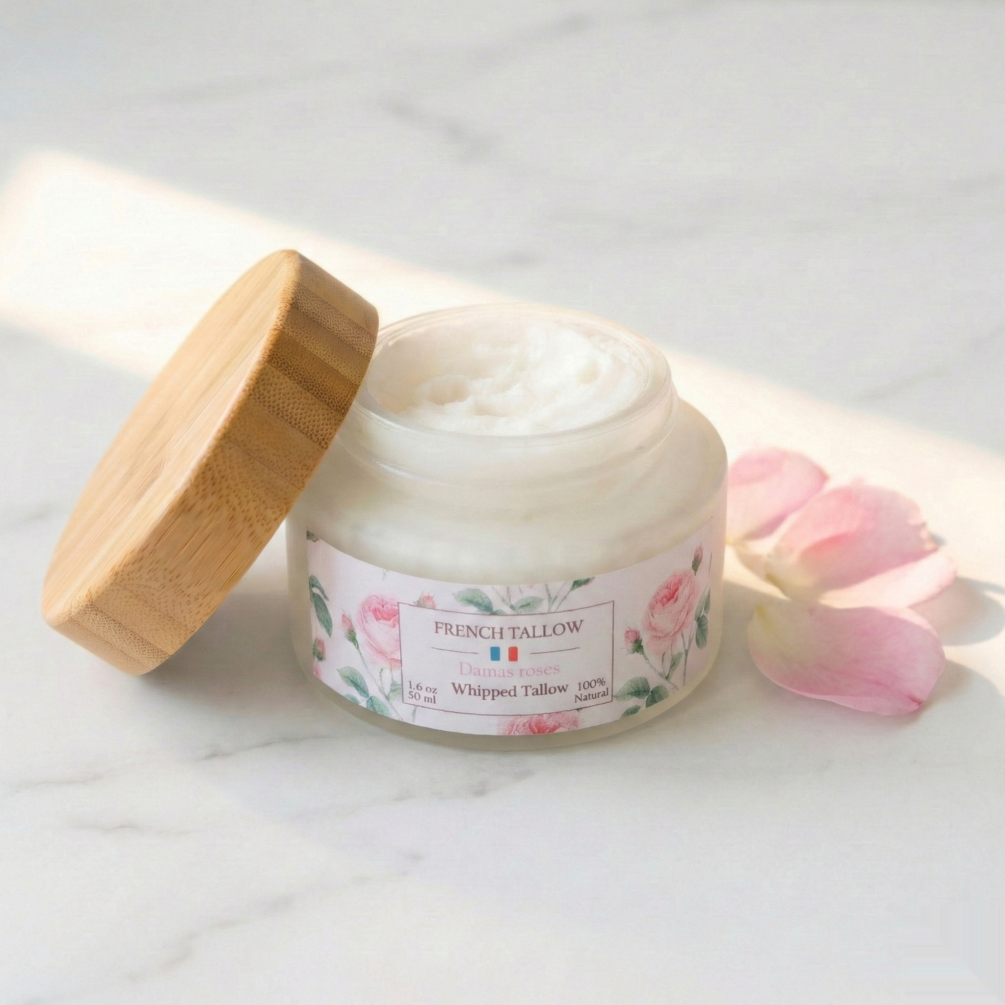 Baume Suif Rose de Damas - Pot Bambou