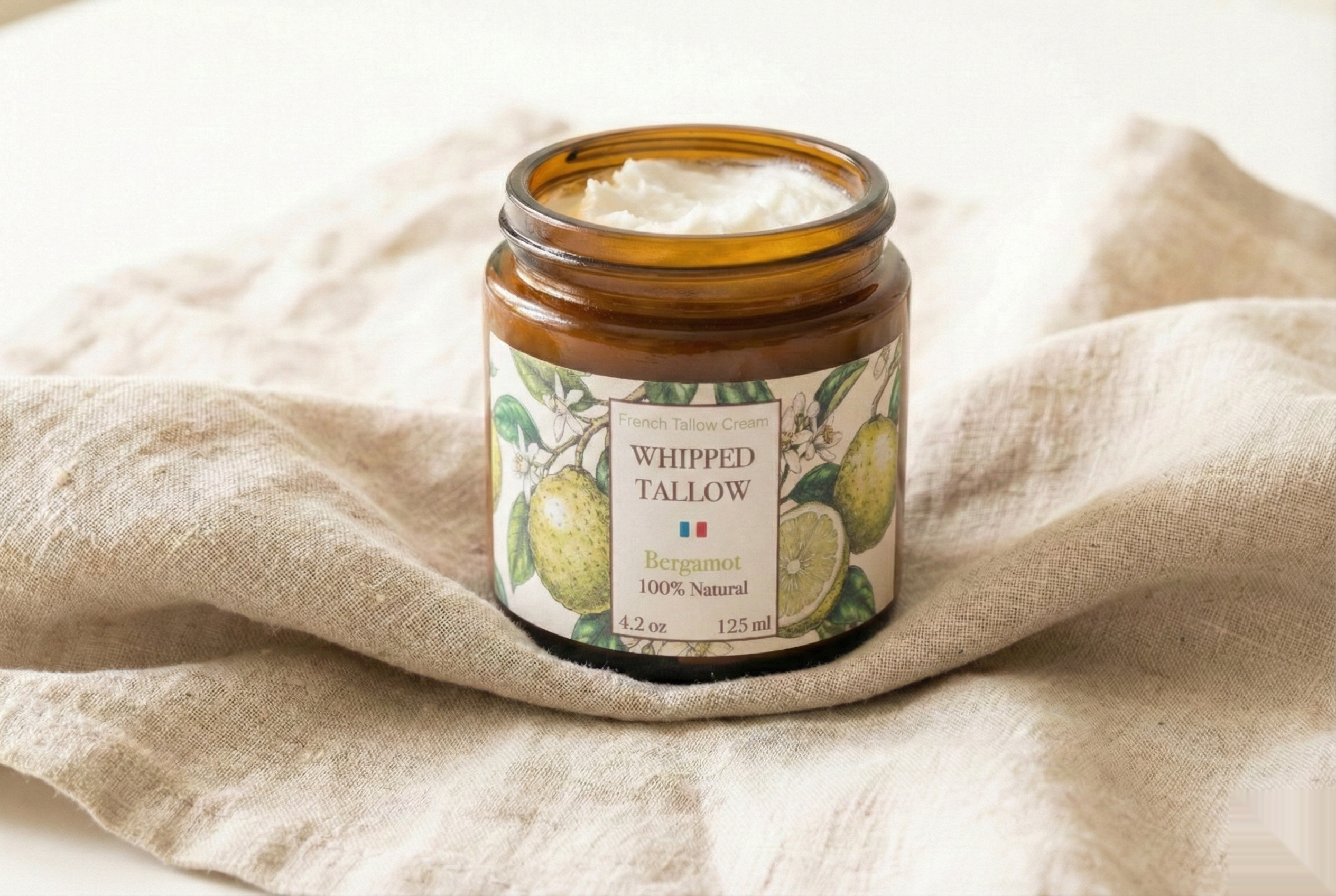 Baume Suif Bergamote - Pot Ambré