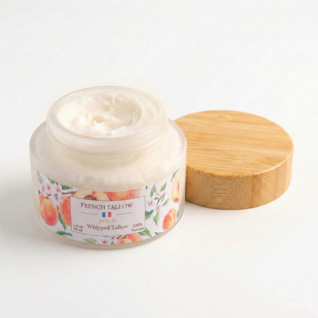 Baume Suif Pêche - Pot Bambou