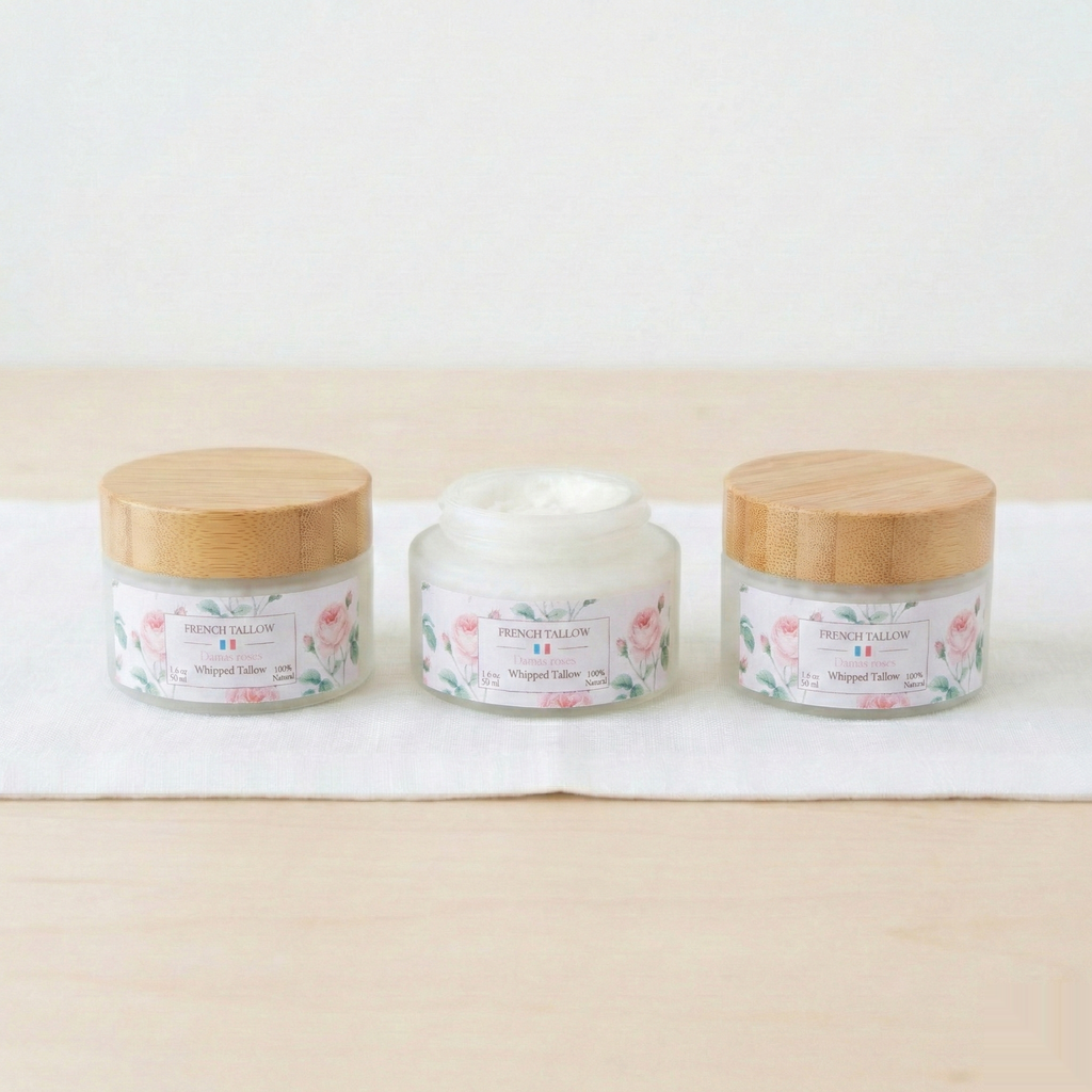 Baume Suif Rose de Damas - Pot Bambou
