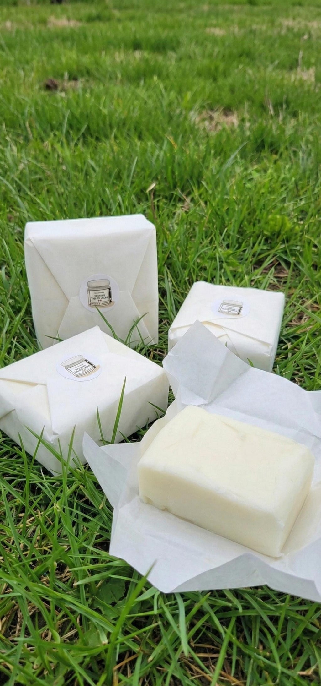 Suif de bœuf brut nourri à l'herbe, blocs de 250 g — FrenchTallow