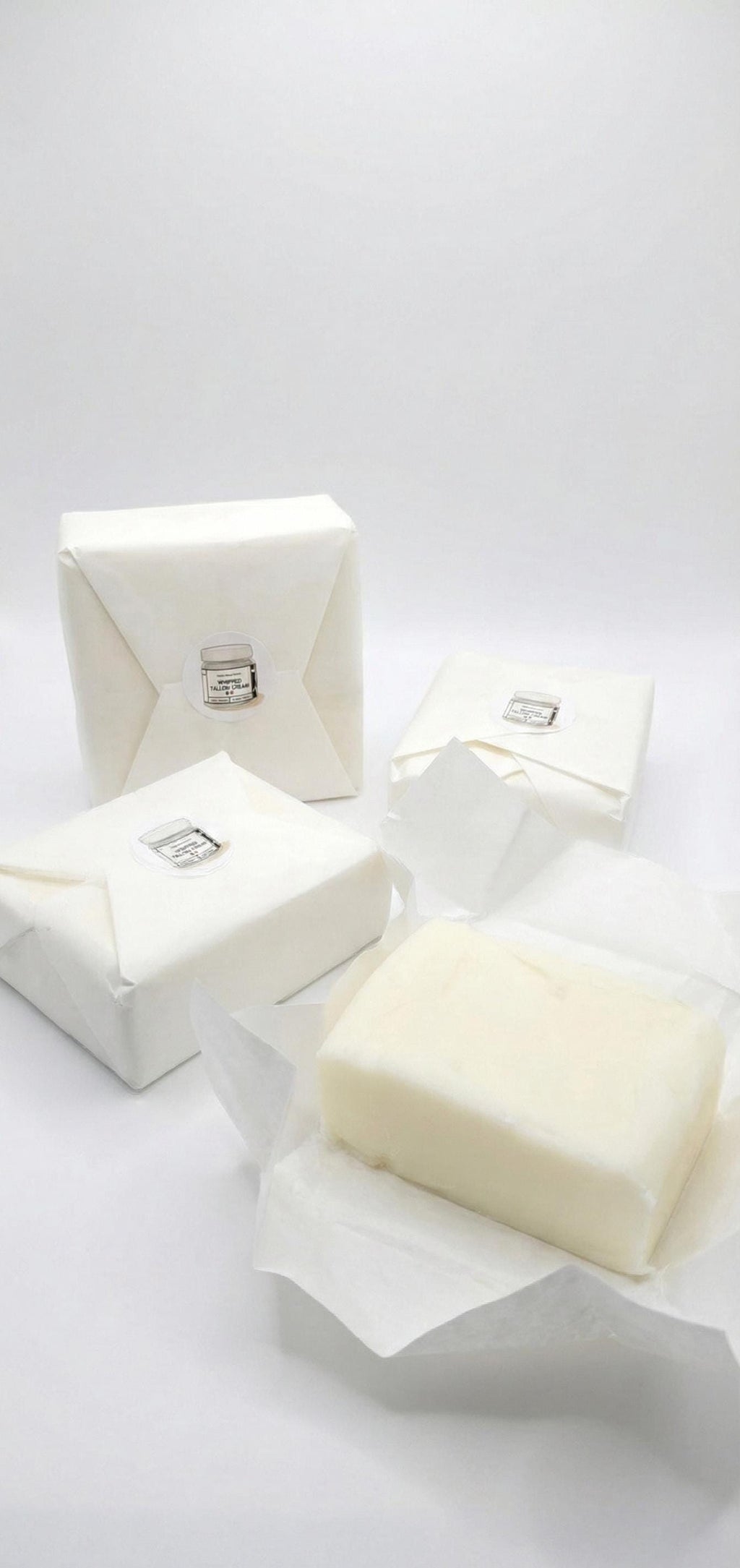 Suif de bœuf brut nourri à l'herbe, blocs de 250 g — FrenchTallow